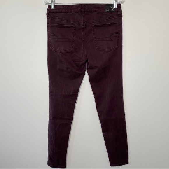 American Eagle Outfitters Purple Jeggings - Picture 2 of 9